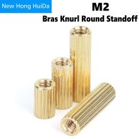 [HOT JIAZZAQQMGW 555] M2รอบทองเหลือง Knurl ชายหญิง Standoff Stud Board เมตริกเกลียวเสา PCB เมนบอร์ด Spacer Hollow Bolt สกรู Nut