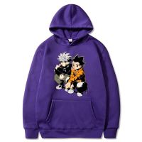 Sudadera con capucha de Manga larga para hombre y mujer, suéter Unisex con estampado de Anime HUNTER×HUNTER GON · FREECSS Killua Zoldyck, estilo Harajuku informal a la moda