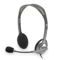 LOGITECH Stereo Headset H110 AP (สายแจ๊คไมค์และหูฟังแยกกัน) (981-000459)