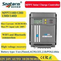 MPPT LCD Display 10A 20A 30A with WIFI 12V/24V Solar Panel Battery Regulator Charge Controller Dual USB LifePo4/Lithium..