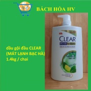 Dầu Gội CLEAR Bạc Hà 1.4Kg - BACH HOA HV