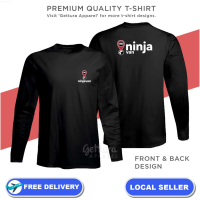 Super Sales Ninjavan round neck long sleeve T-shirt 100% cotton{plenty}