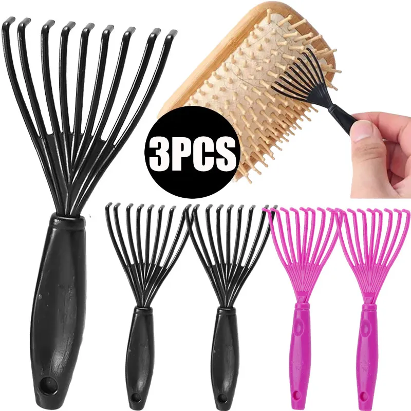 3pcs Hair Brush Cleaners Hair Brush Cleaning Tool Comb Cleaning