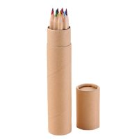 12 Set Drawing Wood Box Crayons And Storage Handles Students Kids Artists Pencils Pieces Colored