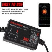 12V For Android IOS Phone Digital Analyzer Bluetooth 4.0 BM2 With Alarm Voltage Charging Cranking Test Car Battery Monitor