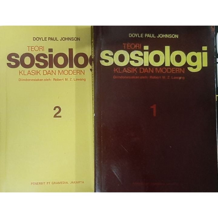 Teori Sosiologi Klasik Dan Modern Jilid 1 & 2 - Doyle Paul | Lazada ...