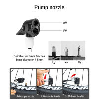 MOKAL อะแดปเตอร์ท่อหัวฉีดปั๊มจักรยานหัวคู่ปั๊มวาล์วแปลง Inflatabl