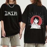 Anime Serial Experiments Lain Tshirt Men Graphic Manga T Shirts Iwakura Sci Fi Tee Shirt Gildan