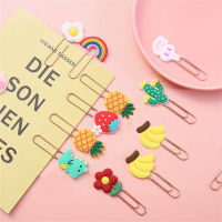 Bookmarker Metal Paper Clip File Students Photo Office Paper Clip Cartoon Binder Curved Pins
