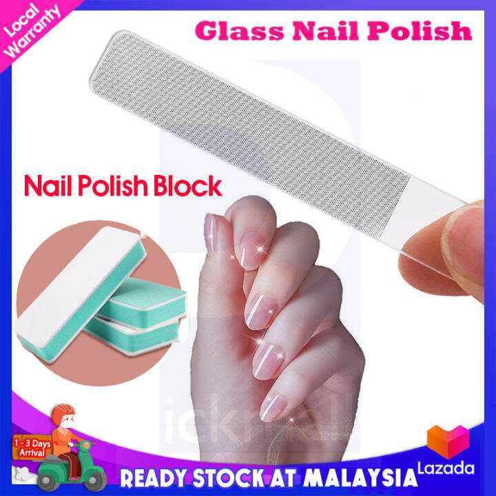 Professional Durable Nano Glass Nail Buffer Nail Polish Block File