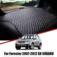 แผ่นรองท้ายรถทำจากหนังสำหรับ Subaru SH Forester 2007 2008 2009 2010 2012 2011กันน้ำถาดที่วางบนชั้นอุปกรณ์เสริมไลเนอร์กระบะ