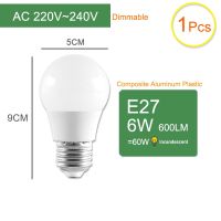 เป็นมิตรกับสิ่งแวดล้อม (K)= E27 E14หลอดไฟ LED 1ชิ้น/5ชิ้น6W 15W ความสว่างสูง AC 220V 240V E27โคมไฟ LED หลอด LED ปรับแสงได้ Lampadas Lamparas Billas