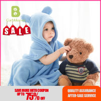 Curbblan Cute Baby Robe Bath Towel Cartoon Hooded Sleepwear Good Quality Bath Towels Kids Soft Bathrobe Childrens Clothing