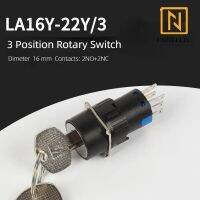 Uniteelec Quality  LA16Y-22Y/3 Position Knob Switch 2 Normal Open+2 Normal Closed Contacts