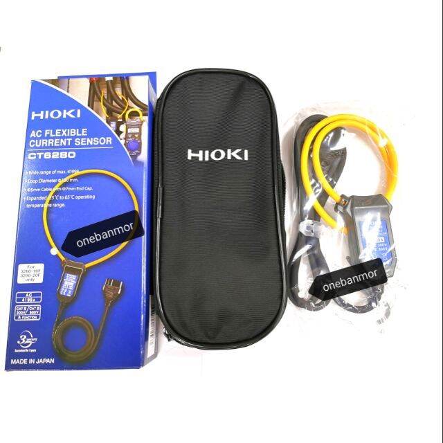 Hioki CT6280 AC flexible current sensor สายวัดแบบคล้องใช้ร่วมกับ วัดได้