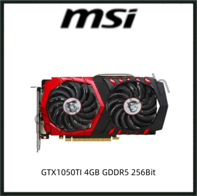 USED MSI GTX1050TI 4GB GDDR5 256Bit GTX 1050 TI Gaming Graphics Card GPU