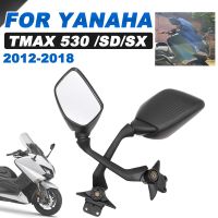 ได้ที่นี่.✑กระจกด้านข้างมองหลังกระจกมองหลังมอเตอร์ไซด์2018 TMAX530อุปกรณ์เสริมสำหรับ Yamaha T MAX 530 T-MAX 530 TMAX 530 2012 - 2017