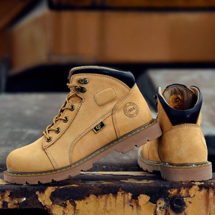 Caterpillar 1904 High Top Martin Boots Original High Quality Hand Tool