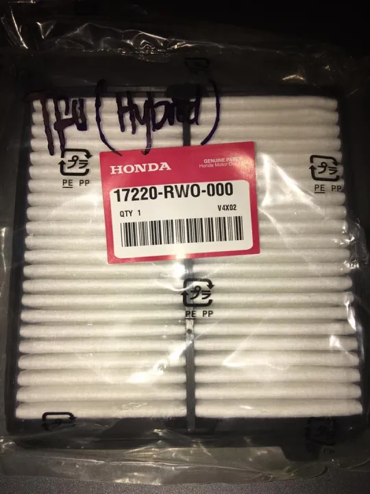 Honda CIVIC HYBRID （20122016）17220RW0000 Air Filter Lazada