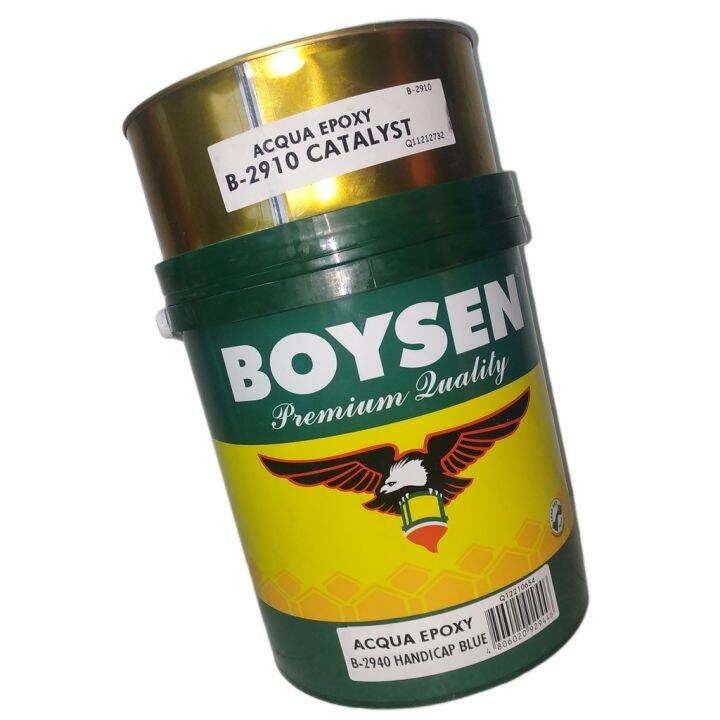 ⊿boysen Aqua Epoxy B-2940 Handicap Blue With Catalyst B-2910 ( 1 Gallon 