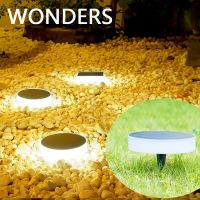 【LZ】✿  Moderna iluminação ao ar livre à prova dwaterproof água lâmpadas de parede led solar luzes do gramado casa decorações enterrado piso caminho luz para jardim quintal arandela abajur