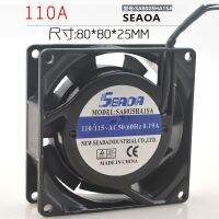 ☫♧♀2023ใหม่... ใหม่ Seaoa Sa8025ha1sa 8ซม. 8025 110-115V พัดลมปลอกอลูมิเนียมในตู้0.19A