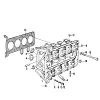 Motorcycle Cylinder Head Gasket For BMW K100 K589 82-90 K100LT K100RT 86-91 K100RS 83-89