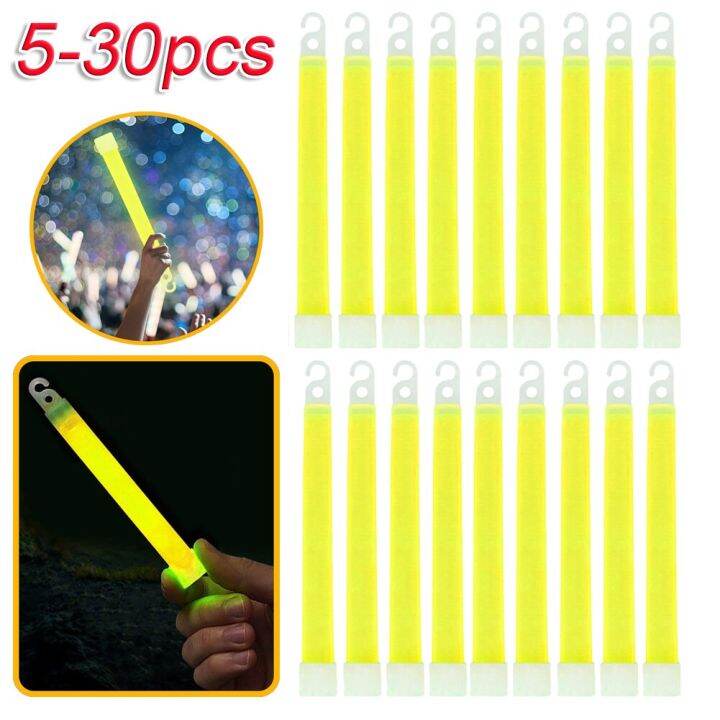 [hot][hot]5-30pcs Glowing Stick Military Survival Kit Ultra Bright ...