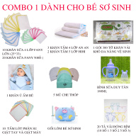 COMBO SỈ Bộ 74 món đi sinh dành cho mẹ và bé sơ sinh gồm 30 khăn sữa cho thumbnail