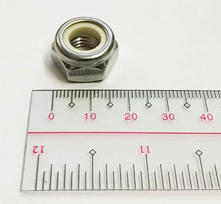 SS LOCK NUT 10MM ( PRICE PER PIECE ) STAINLESS STEEL LOCKNUT SELF