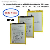 100 New 5000mAh JK50 Battery For Motorola Moto G7 Power XT1955 XT1942-1 Z3 XT1941 G30 P30 Note Mobile Phone Bateria new brend Clearlovey