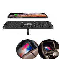 10W Car Qi Wireless Charger Pad Fast Charging Dock Station Non-slip Mat Dashboard Holder Stand for iPhone 11 pro Samsung huawei