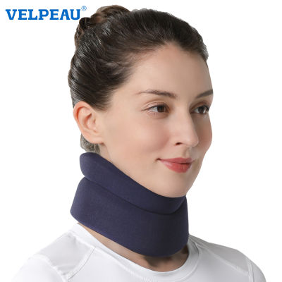 VELPEAU คอสนับสนุนรั้งสำหรับบรรเทาปากมดลูกกระดูกสันหลังปวดบีบอัดน้ำหนักเบาปากมดลูกปกเปลี่ยนปก