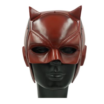 Movie Superhero Daredevil Cosplay Mask Matthew Michael Murdock PVC Half Face Mask Helmet