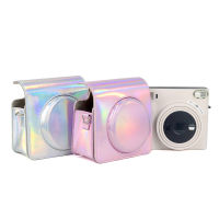 Fujifilm Instax SQUARE SQ1อุปกรณ์เสริมสำหรับกล้องสีน้ำมัน PU Leather Instant Camera Shoulder Bag Protector The Single Shoulder Bag
