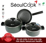 Bộ nồi chảo đáy từ cao cấp Hàn Quốc Seoulcook Healthy, thiết kế hiện đại thumbnail
