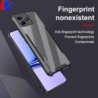 สำหรับ Realme C53เคส4G Realme C53 4G อะคริลิคใสเคสหลัง PC แบบแข็งกล้องปกป้องเคสโครงอ่อนกันชน Realmi C 53 53C RealmeC53ฝาครอบเคส2023