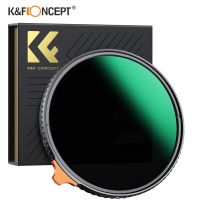 K &amp; F Concept Nano-X ND2-ND400 ND ฟิลเตอร์ฟิลเตอร์กรองความหนาแน่นเป็นกลางแปรผันพร้อมหัวปรับ49มม.-82เลนส์กล้องมม.