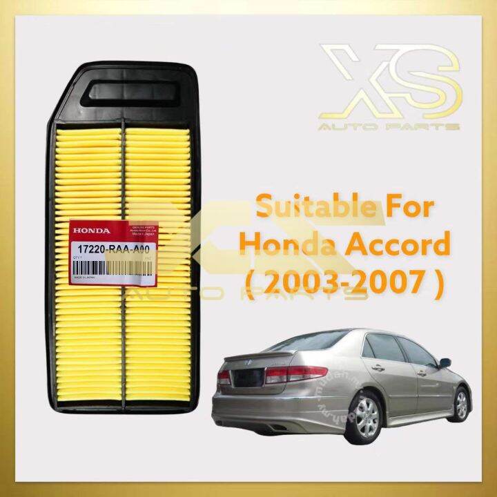 HONDA ACCORD SDA 2.0 2.4 (20032007) AIR FILTER 17220RAAY00 Lazada