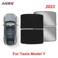 Roof Sunshades for Tesla Model Y 2023 Upgraded Sunroof Shade Sunshade 2 in 1 Layer Sun Shade UV protection Accessories 2020-2023