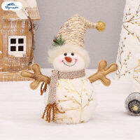 Myroom Snowman เครื่องประดับของตกแต่งโต๊ะคริสต์มาสมีรูปลักษณ์ที่สดใสสำหรับการตกแต่งห้องจัดปาร์ตี้คริสต์มาส