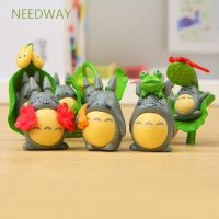 Needway ตุ๊กตา Totoro ขนาดเล็กสําหรับตกแต่งสวน 8 ชิ้น