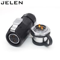 ▼♀ XHE20 2/3/4/5/6/7/8/9/10/12 pin Waterproof connector power cable connector socket male plug female panel mounting connector