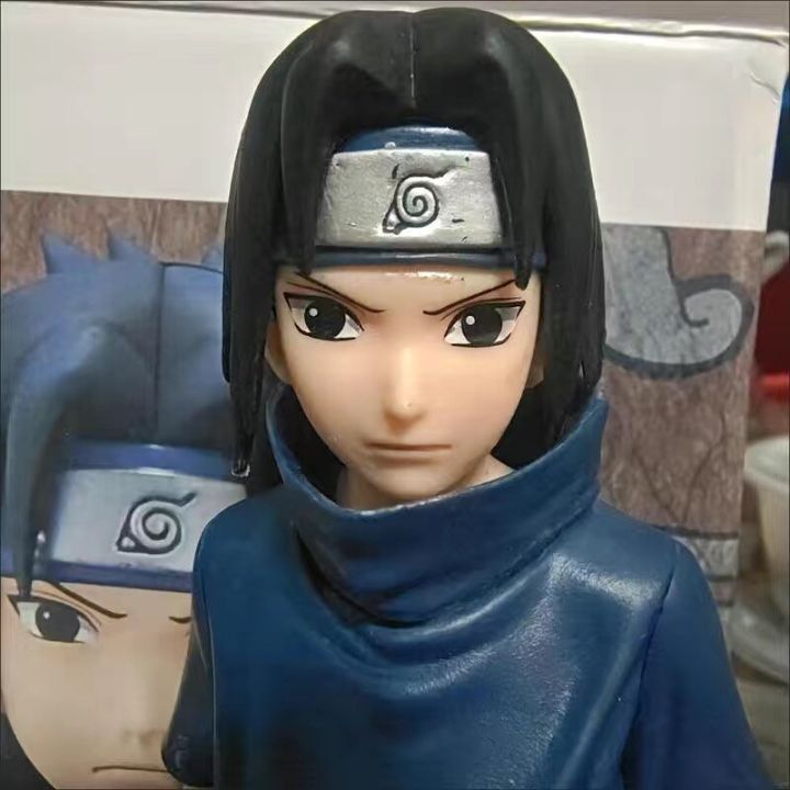 uchiha-ซาสึเกะตุ๊กตาขยับแขนขาได้เด็กๆตุ๊กตาวิทยาลัยหุ่นฟิกเกอร์-banpresto-อนิเมะนินจานารุโตะ