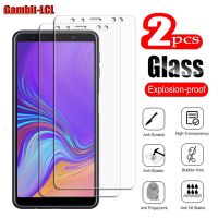 กระจกกันกระแทกดั้งเดิม2ชิ้นสำหรับ Galaxy (2018) A7 Samsung หน้าจอเคสปกป้องโทรศัพท์ A750fn Sm-a750f 6"