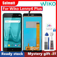 Salmatt หน้าจอดั้งเดิมสำหรับ Wiko Lenny4 Plus LCD หน้าจอ LCD หน้าจอสัมผัสแสดงจอสำรอง Wiko Lenny4 Plus