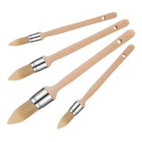 Small Paint Brush Edge Painting Tool Trim Brush Corner Paint Brush for Sash Baseboards House and Art Supplies