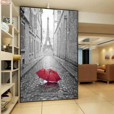 [hot]Custom Photo Murals Wallpapers for Living Room Bedroom Wall Papers Home Decor Mural Roll Paris Eiffel Tower City Papel De Parede