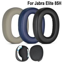 1 คู่ใหม่หนังอุปกรณ์เสริมชุดหูฟังเบาะรองหูฟัง Earmuff เปลี่ยนสำหรับ Jabra Elite 85H-pangyh