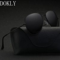 Dokly Brand Polarized Black lens Pilot sunglasses Men Polarized Sunglasses Oculos Driving Luxury Design Eyewear